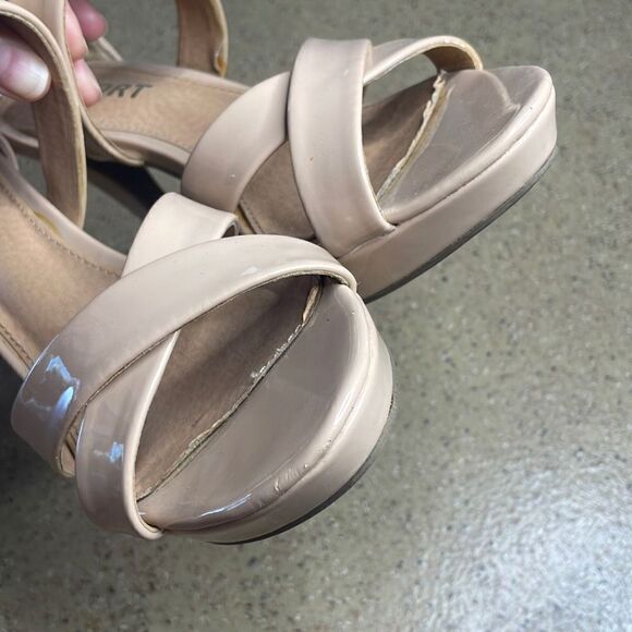 Report Livy Nude Patent Leather Platform Heels 7 - Picture 7 of 12